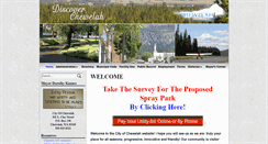Desktop Screenshot of cityofchewelah.org